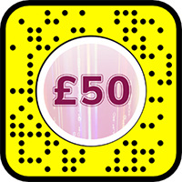Snapcode 50 Pound GBP Note
