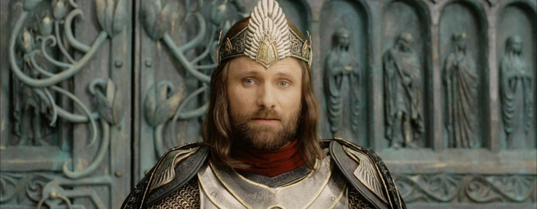 Film still from Lord of the Rings: Aragorn.
