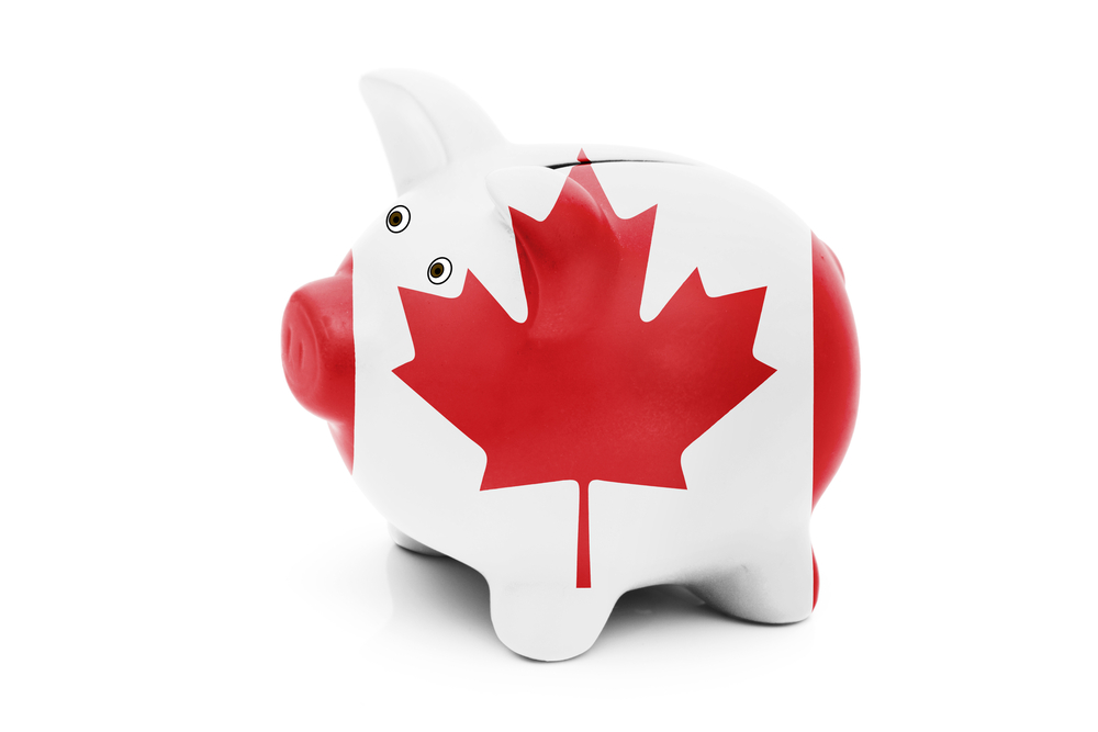 Canadian Piggy Bank 