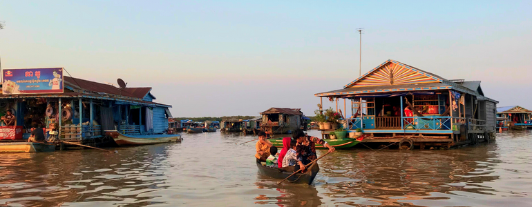 Floating Village in Cambodia. Photograph by Gemma Edwards