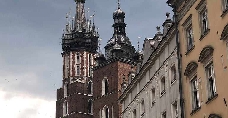 Buildings in Krakow