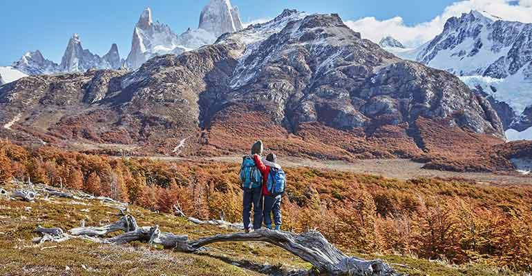 Couple in Patagonia