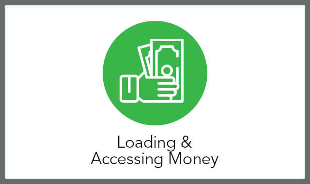 Loading and Accessing Money FAQ tile
