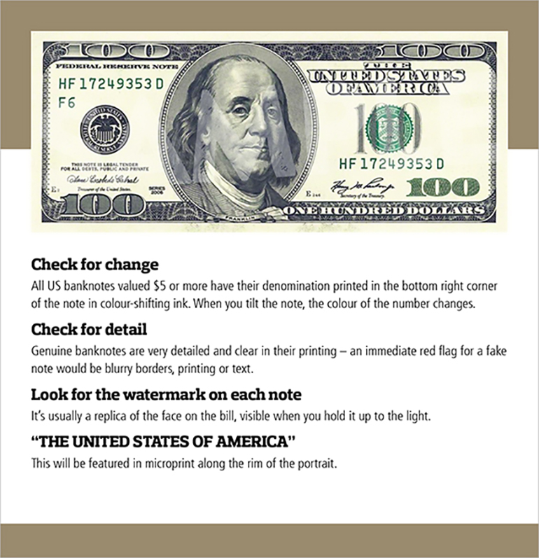 US banknote