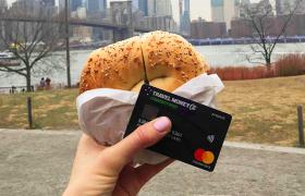 Currency Pass and bagel